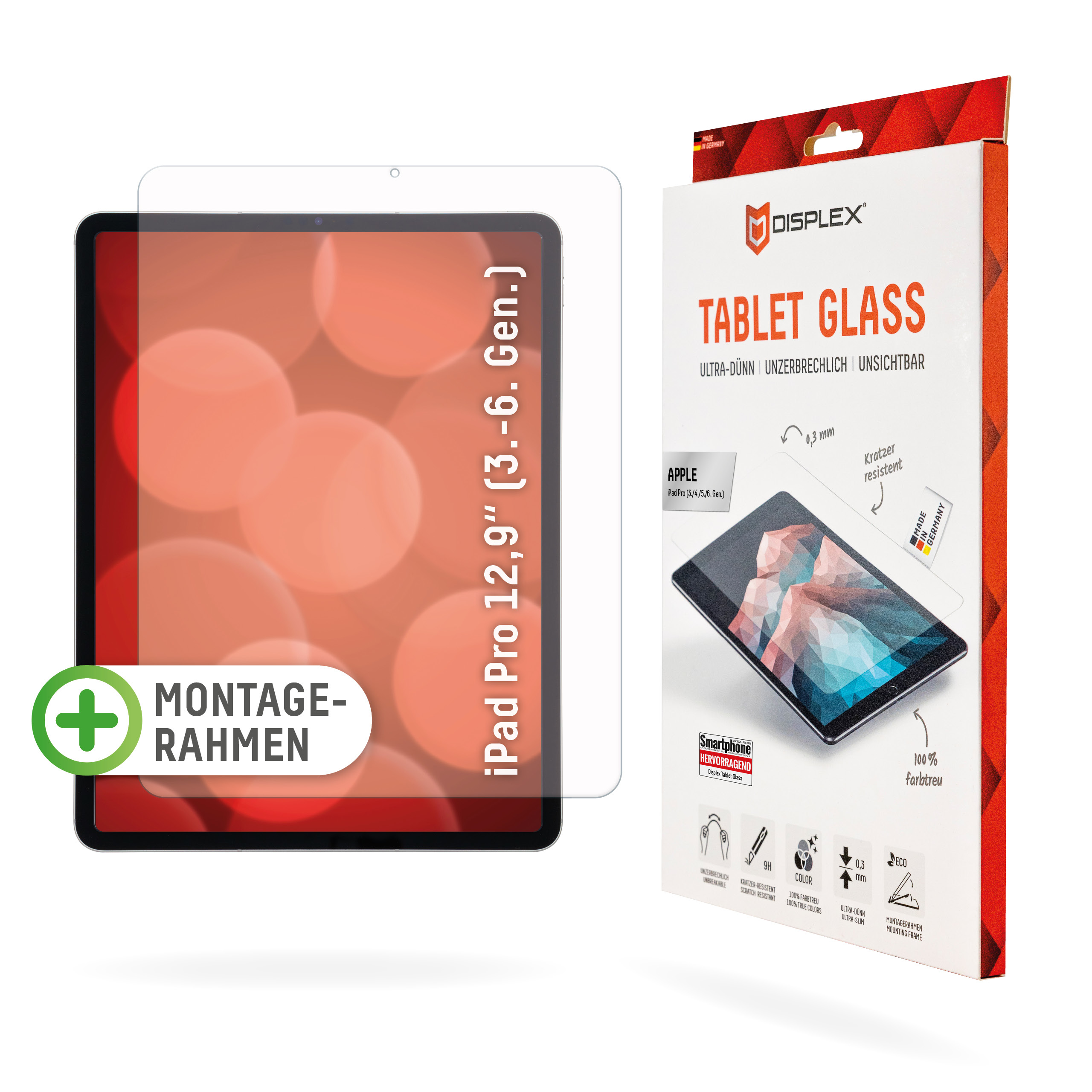 DISPLEX Tablet Glass iPad Pro 12,9" -3/4/5 Gen.- – Ansicht 1