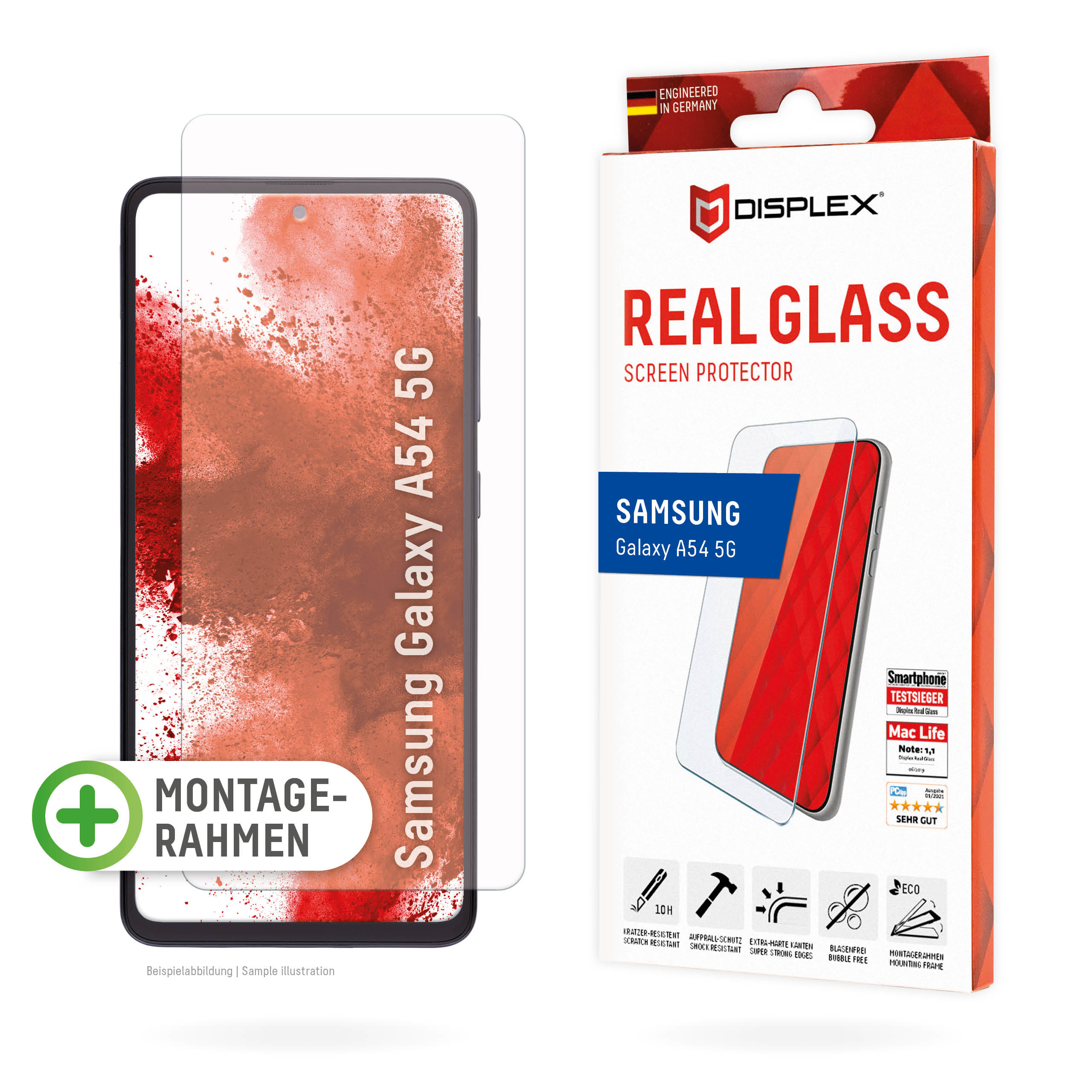 DISPLEX Real Glass Samsung Galaxy A54 5G – Ansicht 1