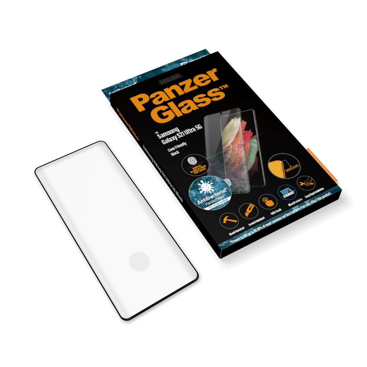PanzerGlass E2E Samsung Galaxy S21 Ultra Antibakt. CF Fingerpr 87339450_4335692719