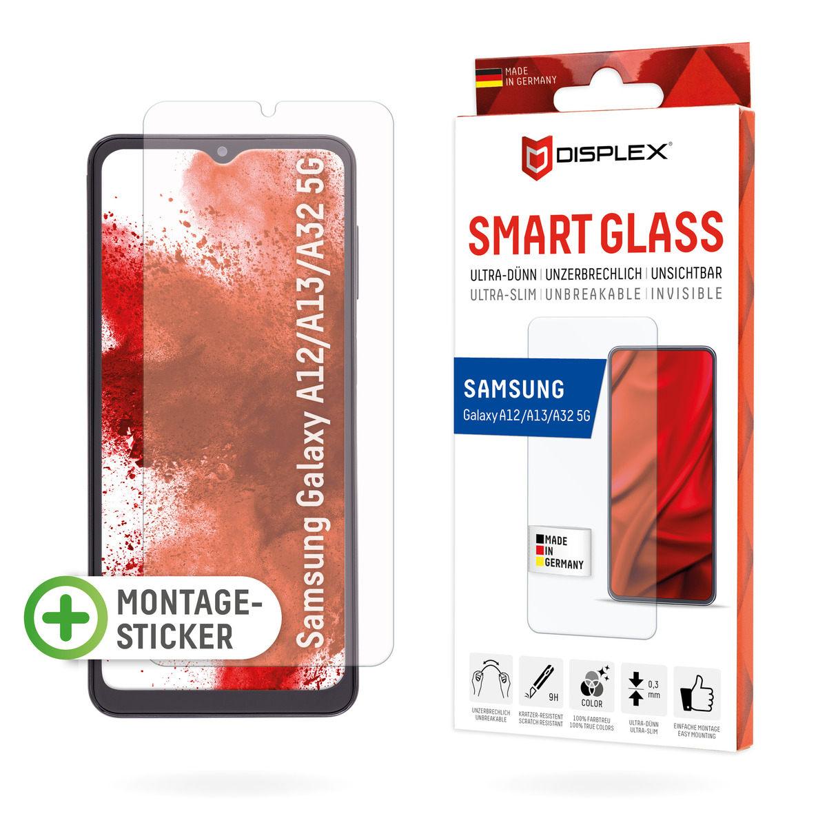 DISPLEX Smart Glass Samsung Galaxy A12/A13/A32 5G