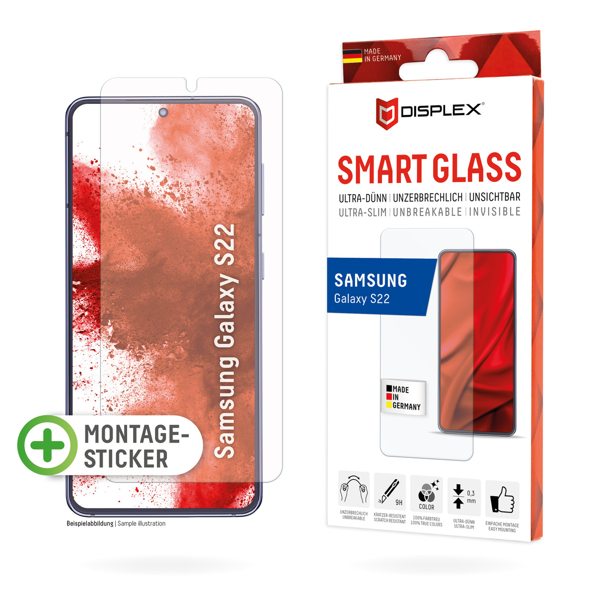 DISPLEX Smart Glass Samsung Galaxy S22