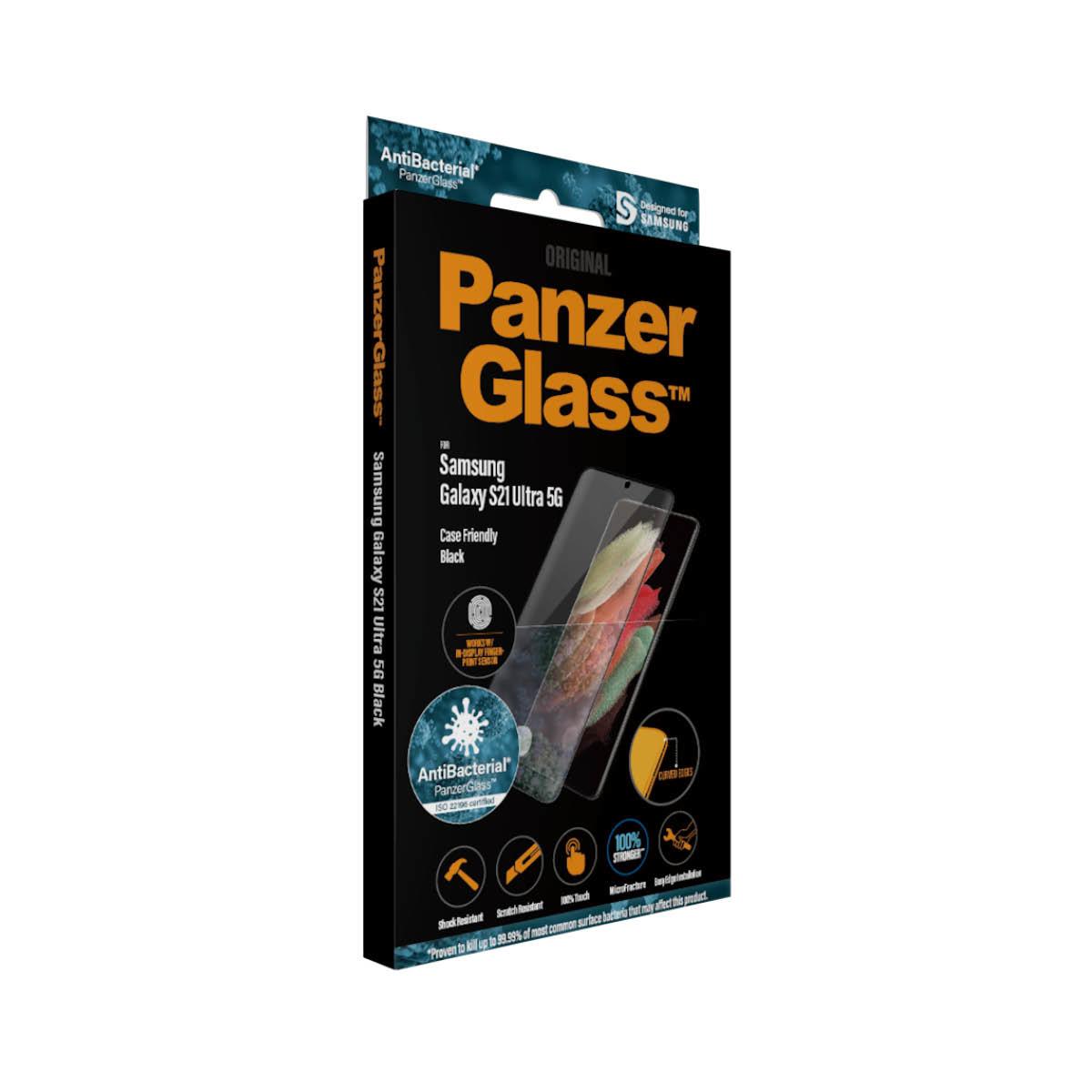 PanzerGlass E2E Samsung Galaxy S21 Ultra Antibakt. CF Fingerpr 87339450_8094686911