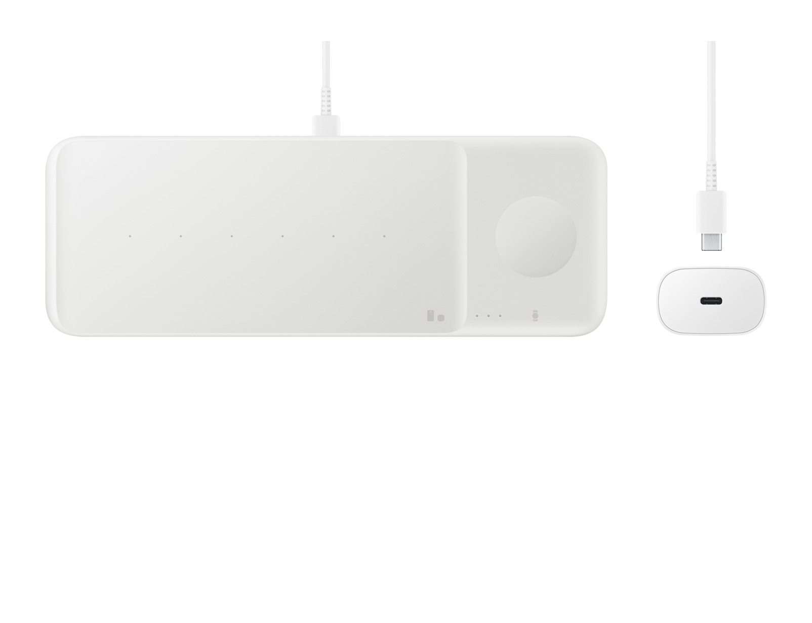 Samsung Wireless Charger Trio Indoor Weiß