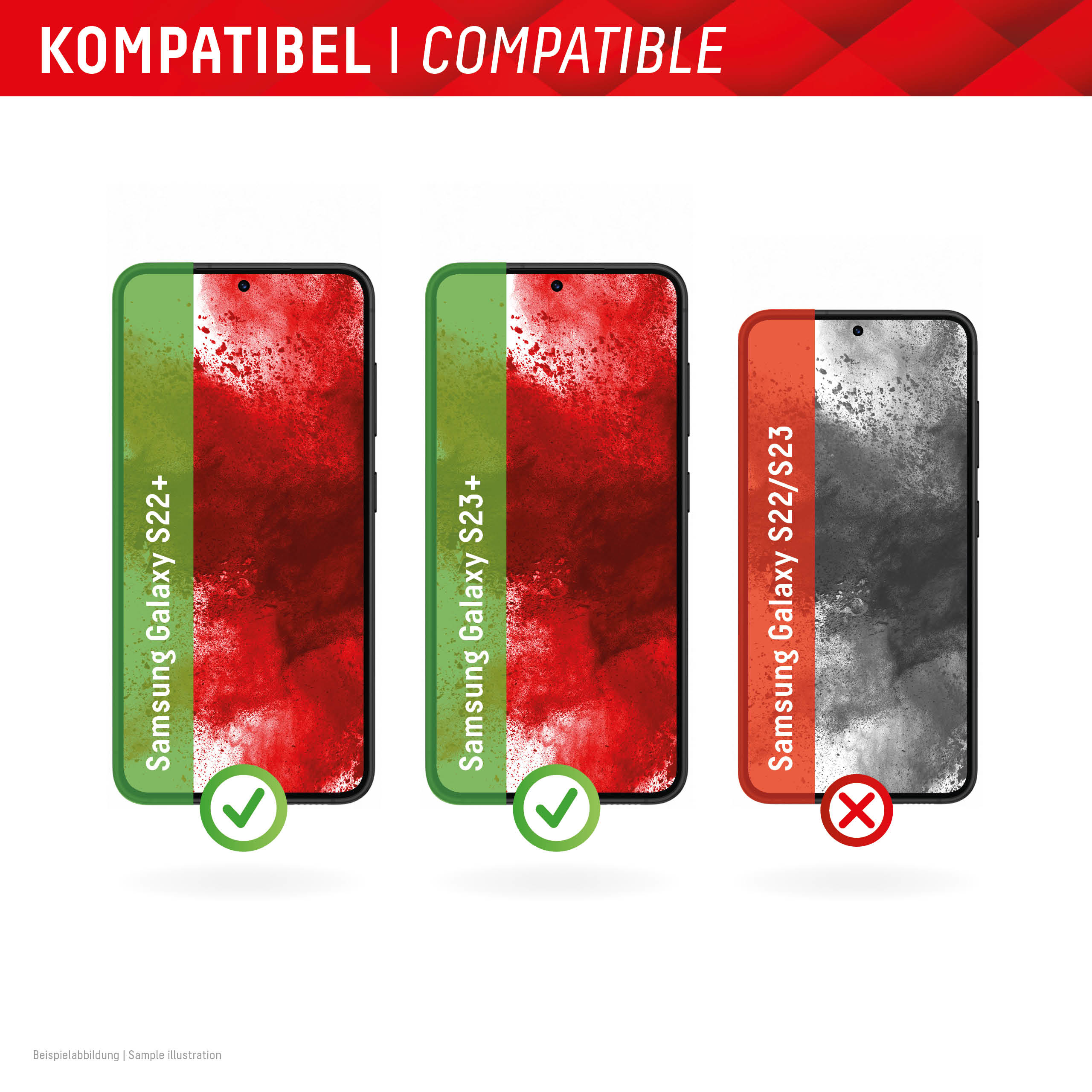 DISPLEX Privacy Glass FC Samsung Galaxy S22+/S23+ 107322272_8594543009