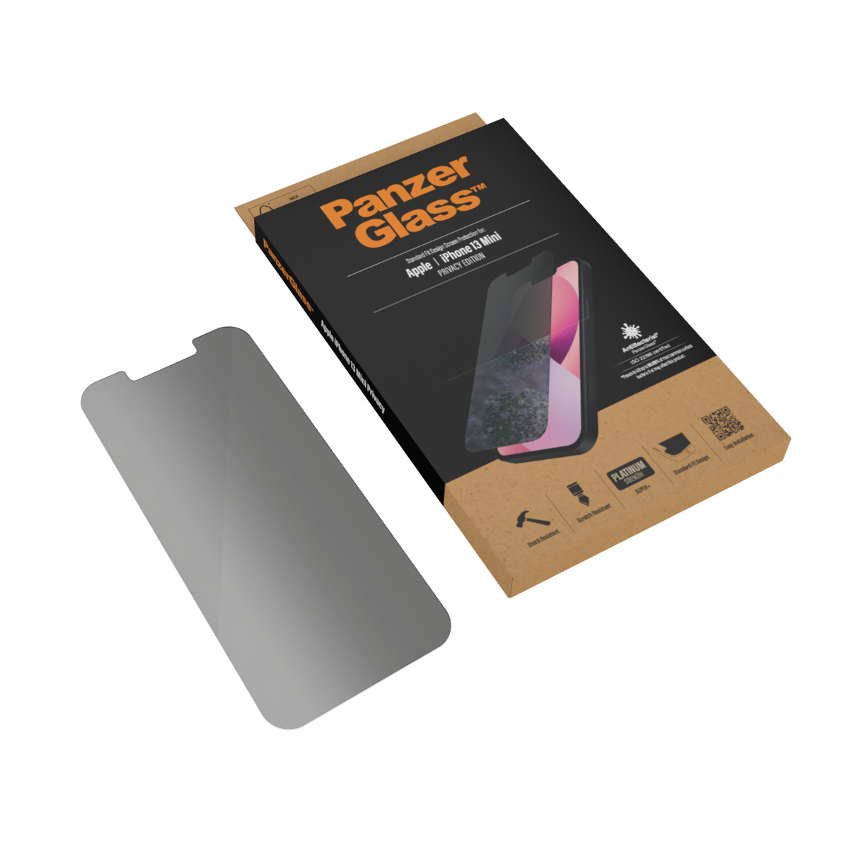 PanzerGlass iPhone 2021 5.4 Privacy Antibakt., Standard Fit 93008073_5560813664