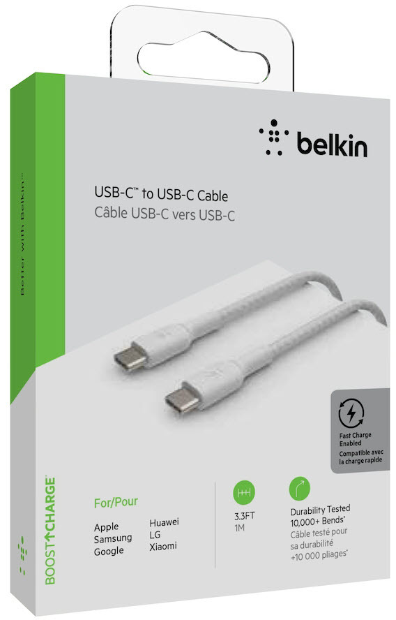 Belkin CAB004BT1MWH USB Kabel 1 m USB C Weiß