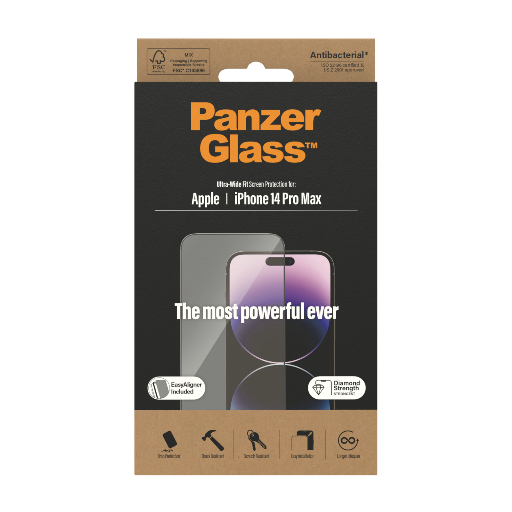 PanzerGlass f. iPhone 14 Pro Max AB w. Applicator 100351508_6176441245