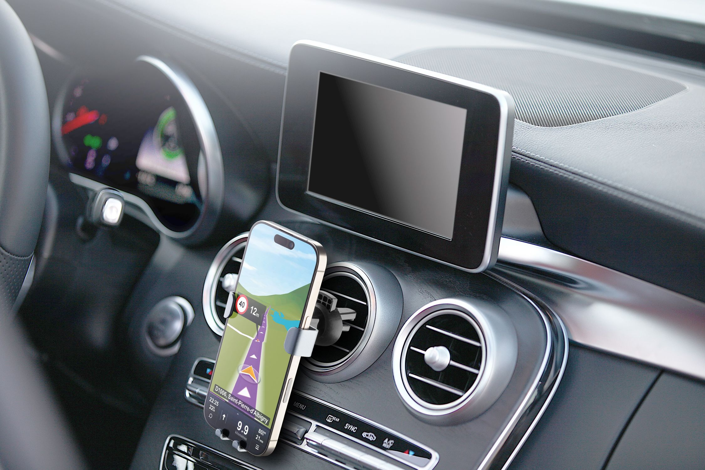 Cellularline Slide - Universal In Car Holder BLACK – Ansicht 3
