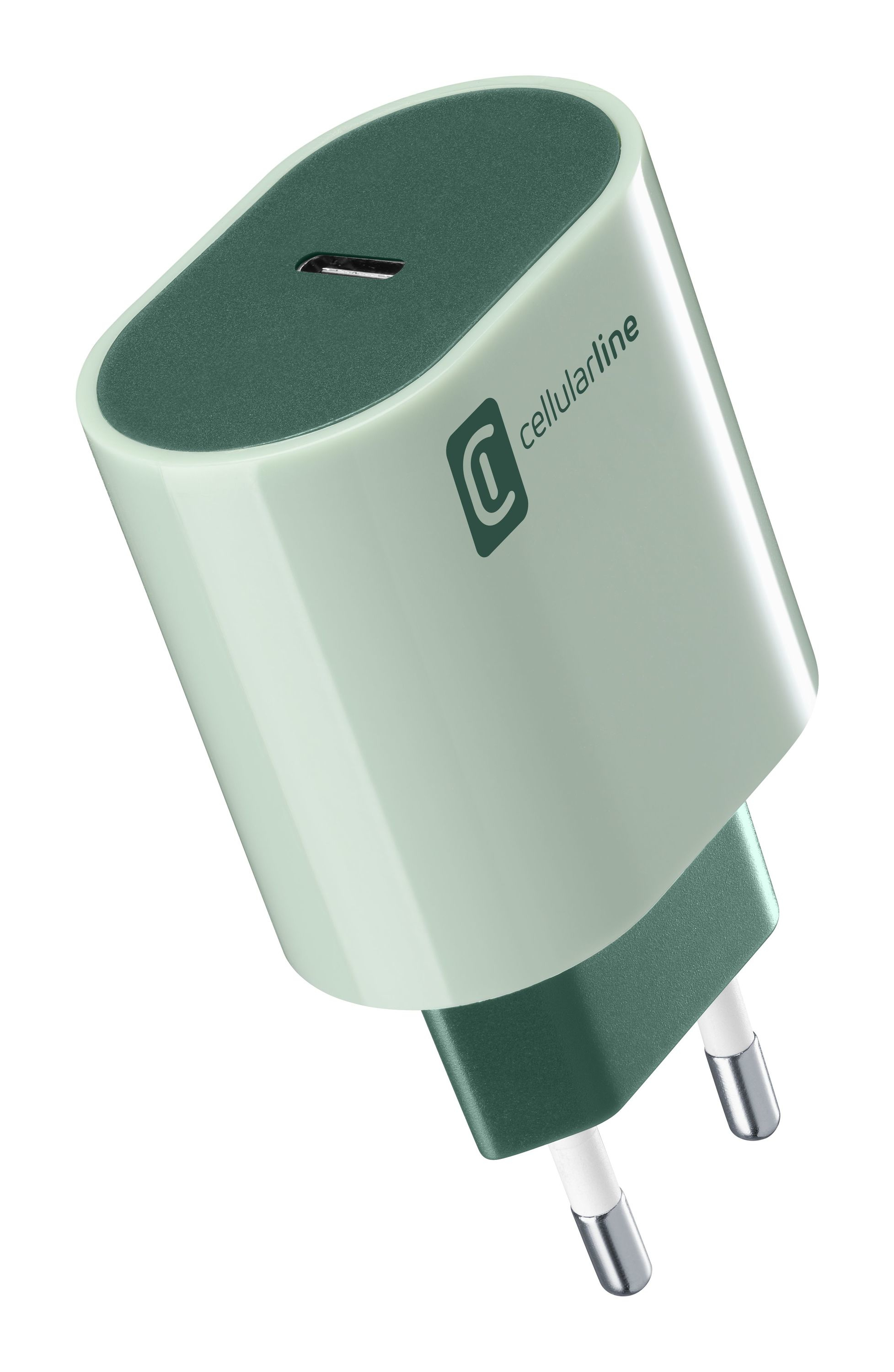 Cellularline USB-C CHARGER PD 20W GREEN