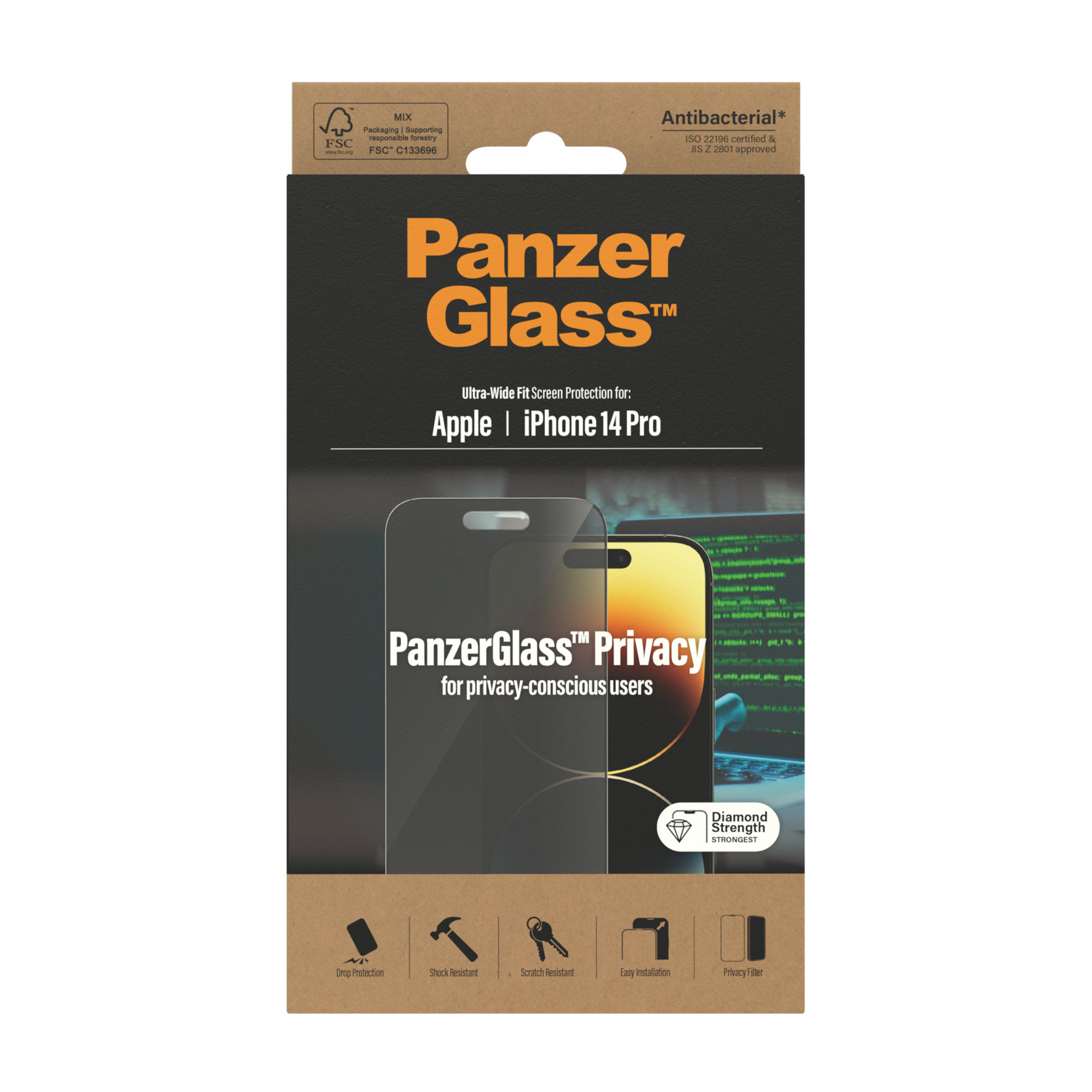 PanzerGlass iPhone 14 Pro Ultrawide Privacy AB 100351516_9898656607