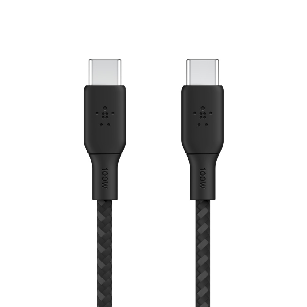 Belkin BOOST CHARGE USB-C/USB-C Kabel, bis 100 W, 3m, schwarz