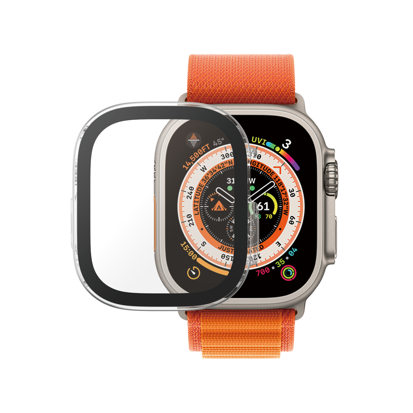 PanzerGlass Full Body Apple Watch Ultra 49mm | Transparent f5251ea72301928f8e658b46010d87a8