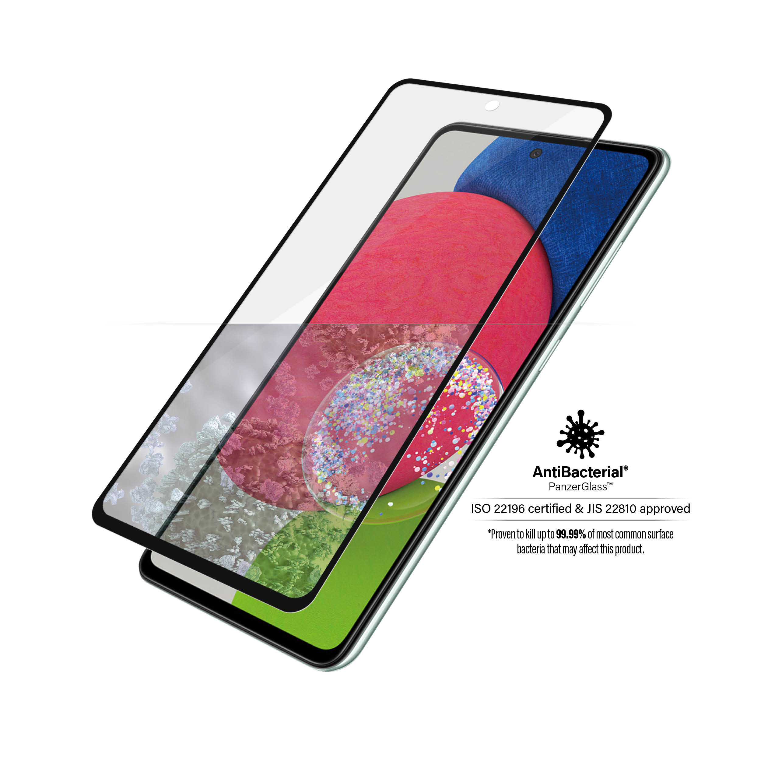 PanzerGlass E2E Samsung Galaxy A52 Case Friendly Antibakteriel – Ansicht 1