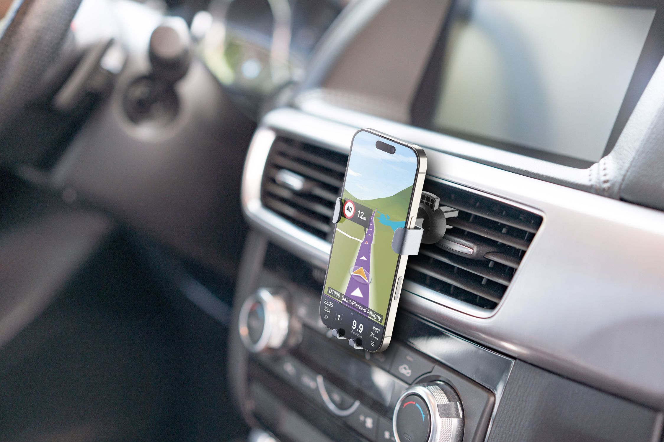 Cellularline Slide - Universal In Car Holder BLACK – Ansicht 2